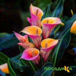 Калла Оникс купить по цене от 450р. в интернет-магазине «Посадика» с доставкой почтой в в Сальске и по всей России – [изображение №1].